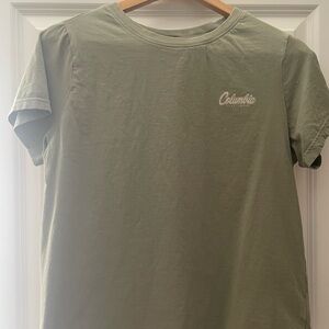 Columbia won Green T-Shirt